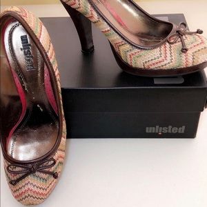 Unlisted Multi colored Spending Limit PU heels